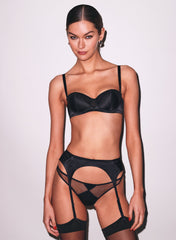 Silk Stitch Convertible Bra Elegant Lingerie