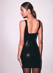 Sequin Sparkle Bodycon Dress Night Out Glamour