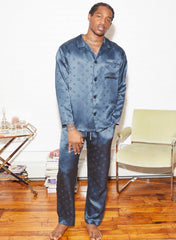 Luxe Silk Jacquard Pajama Pant