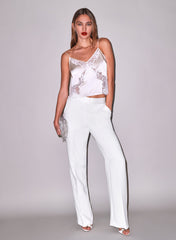 Juliet Lace Silk Cami Luxe Lace Panels