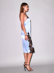 Lace Applique Slip Dress