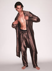 Luxury Jacquard Robe for Men