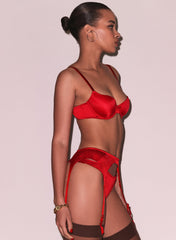 Seamless Balconette Bra with Flirty Bow