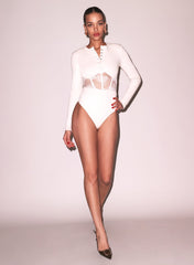 Romantic Lace Underbust Bodysuit