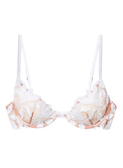 Lily Embroidery Plunge Demi Bra