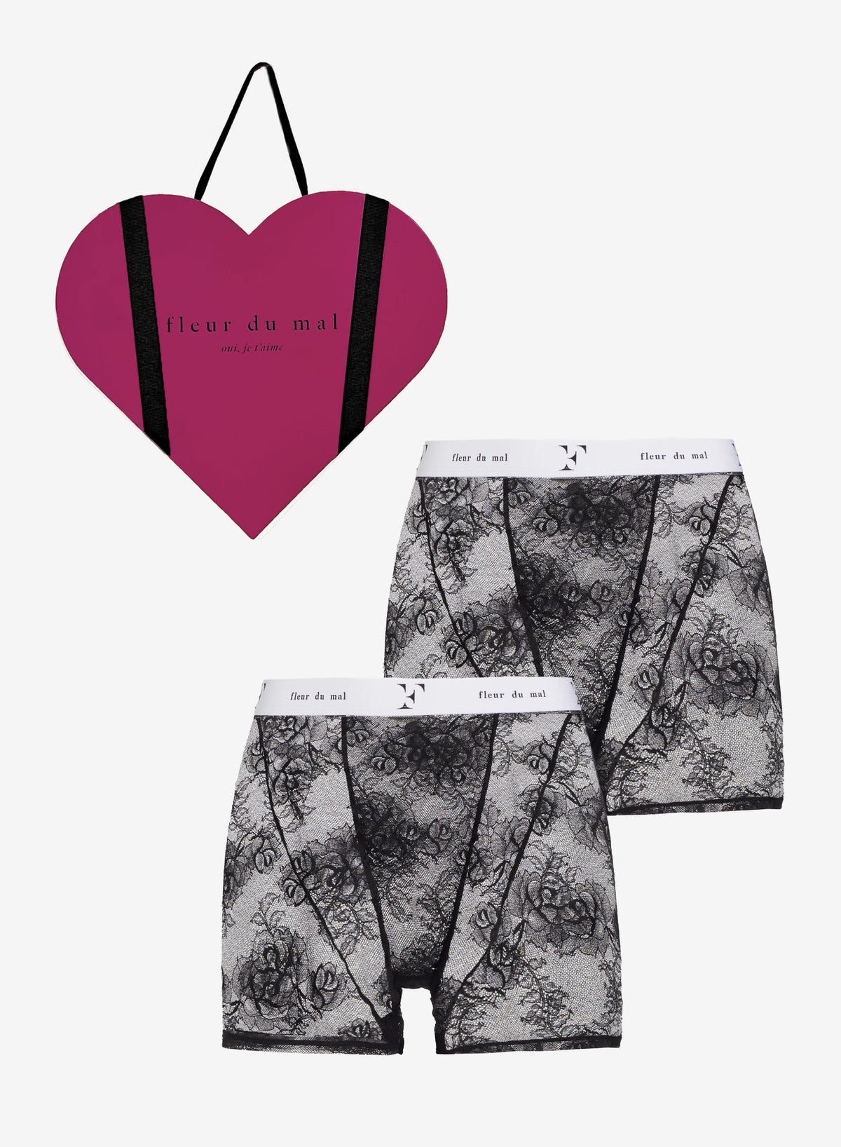 Lace Boxer Gift Set for Couples Romantic Bouquet Lingerie