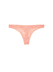 Stretch Lace Thong High Leg Cut