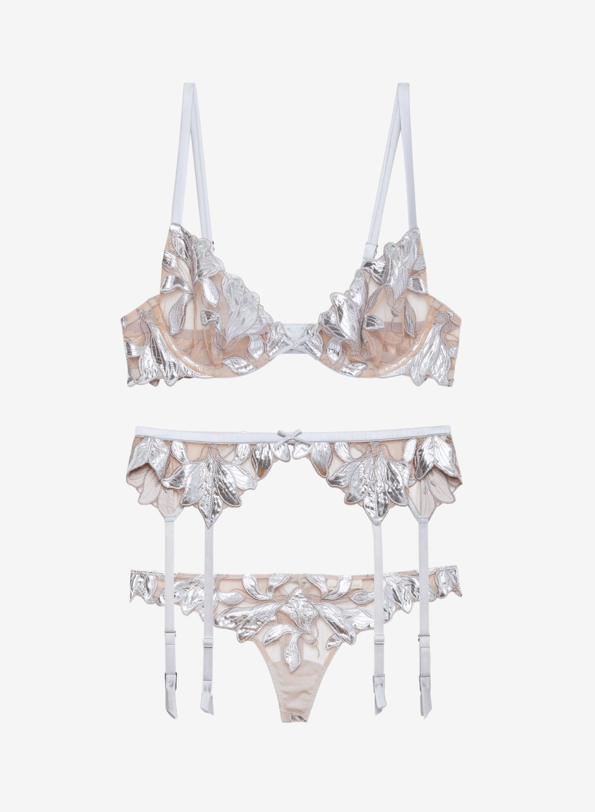 Shimmering Lily Lingerie Set