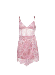 Floral Sequin Mini Dress Sparkling Night Out