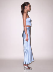 Silk Bias Skirt Luxe Curve Hugging Elegance