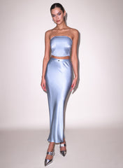 Silk Bias Skirt Luxe Curve Hugging Elegance