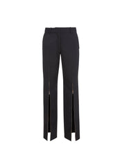 Tailored Trouser with Zipper Split Hem