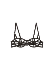 Silk Caged Balconette Bra