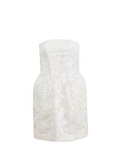 Floral Embroidered Mini Dress with Pockets