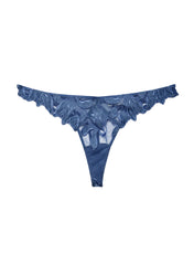 Lily Embroidered Thong Floral Lace Delicate