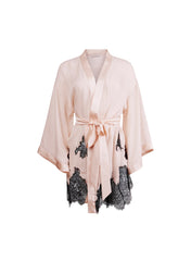 Lace Robe Silk Georgette Playful Fit