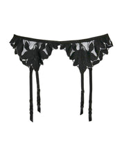 Lily Embroidery Garter Belt Delicate Lingerie