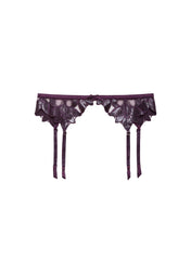 Lily Embroidered Garter Belt Delicate Lingerie Piece