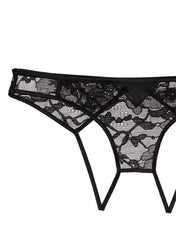 Magnolia Lace Panty Sensual Open Back