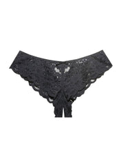 Lace Cheeky Panty with Satin Back Cutout